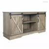Gabinete de almacenamiento de madera con puertas y estantes, puertas corredizas de Granero, mueble de TV para sala de estar del hogar