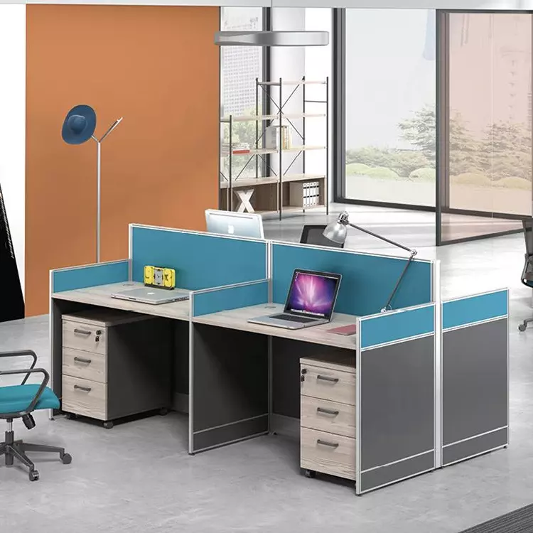 Precio bajo, estilo europeo, aspecto moderno, uso general, juegos de oficina con múltiples muebles, escritorio de esquina pequeño para el hogar y la Oficina