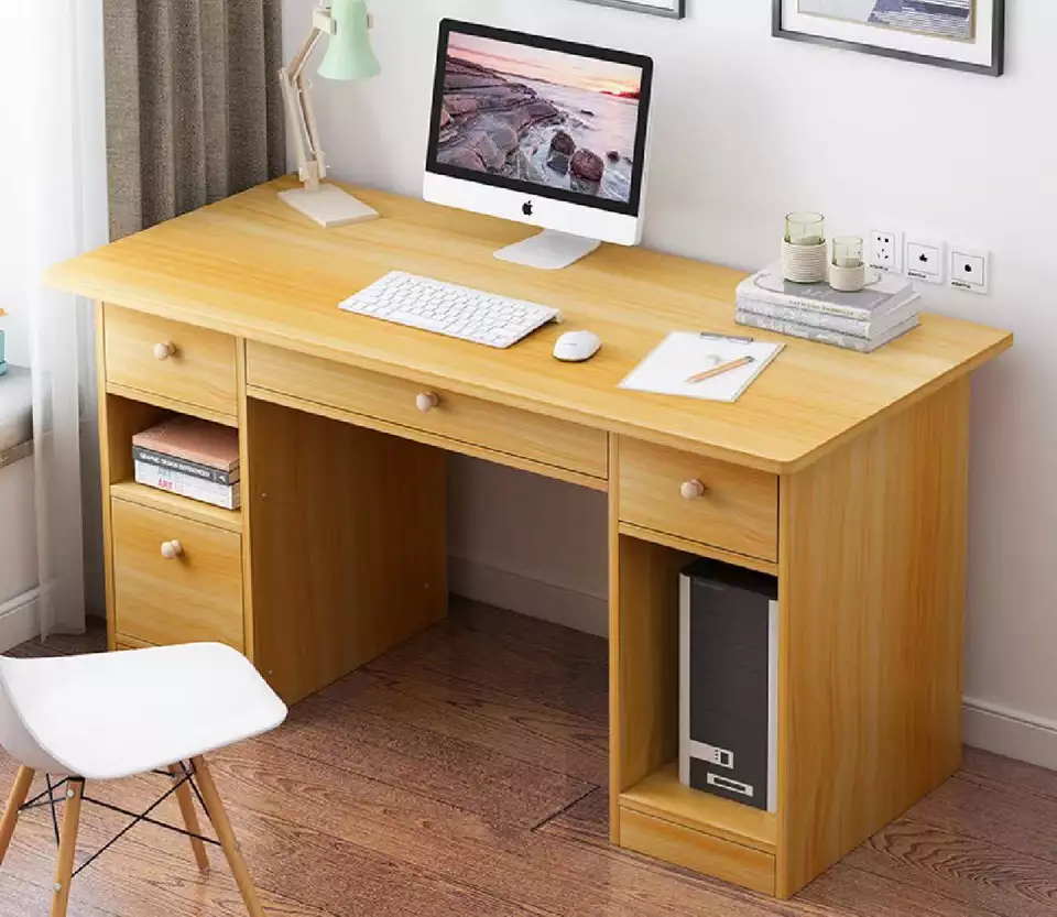 Mesa de ordenador de madera de bajo precio, muebles, mesa de ordenador de lujo para gerente de tareas, escritorios a la venta