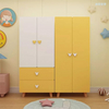 Armarios de madera para dormitorio de bebé, color rosa, muebles de almacenamiento grandes de alta calidad